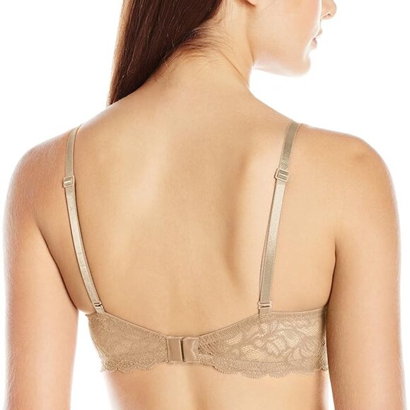 **Calvin Klein** Seductive Comfort Lace Push-Up Demi Bra 34B NWT - Picture 2 of 4
